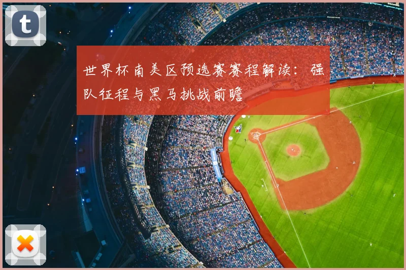 世界杯南美区预选赛赛程解读：强队征程与黑马挑战前瞻